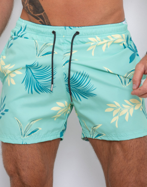 Short de Baño Estampado  - Secado Rápido
